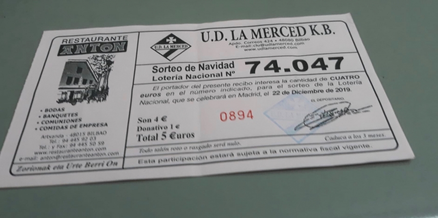 LOTERIA NAVIDAD 2019